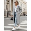 Dámský kabát oversize MANTOVA dlouhý  NY0738 (Velikost ONE SIZE, Barva Béžová)