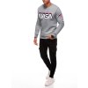 Men's sweatshirt B1686 (Velikost 2XL, Barva Šedá)