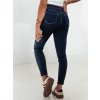 Dámské elastické skinny džíny s vysokým pasem UY2239 - 38