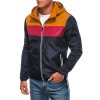 Men's transitional jacket C628 (Velikost S, Barva Světle hnědá)