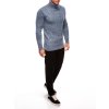 Men's turtleneck sweater E247 (Velikost 2XL, Barva Modrá)