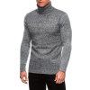Men's turtleneck sweater E247 (Velikost 2XL, Barva Modrá)