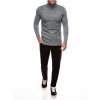 Men's turtleneck sweater E247 (Velikost 2XL, Barva Modrá)