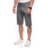 Men's chino shorts W504 (Velikost 29, Barva Šedá)
