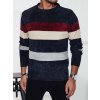 Pánský svetr s pruhy  WX2240 (Velikost M, Barva Černá)