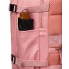 cestovní batoh s USB portem z polyesteru (Barva Růžová)