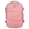 cestovní batoh s USB portem z polyesteru (Barva Růžová)