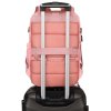 cestovní batoh s USB portem z polyesteru (Barva Růžová)