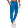 Pánské BASIC jogger tepláky V1 EM-PABS-0108 (Velikost L, Barva Modrá)