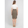 Značková tužková sukně s páskem SP115 - Khaki XL