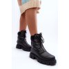 Vysoké Dámské Zimní Boty Ocásněné  Freoc (Velikost 36, Barva Černá)