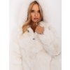 Dámská elegantní chlupatá bunda kožich s kapucí- 2XL/3XL