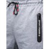 Pánské teplákové kalhoty   UX3867 (Velikost XL, Barva Světle šedá)
