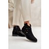 Kotníkové boty na zip s dírkami S.Barski HY42-081 - 37