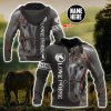 Unisex mikina s celoplošným potiskem CS932 kůň (Barva (varianta) Hoodies, Velikost 3XL)