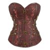 Dámský korzet s řetízky (Barva Černá, Velikost L)