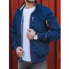 Pánská stylová bunda s kontrastními detaily TX4255 - Modrá L/XL