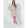 Mini šaty SPINESA   EY2450 (Velikost ONE SIZE, Barva Béžová)
