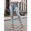 Dámské džíny slim fit SPARKLI  UY2488 (Velikost S, Barva Nebeská)