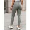Dámské džíny slim fit s páskem SLIMFIZ  UY2494 (Velikost S, Barva Nebeská)