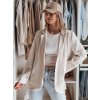 Dámské sako one size oversize RESIDAL  PY0119 (Velikost ONE SIZE, Barva Bílá)