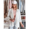 Dámské sako one size oversize RESIDAL  PY0119 (Velikost ONE SIZE, Barva Bílá)