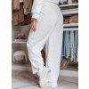 Dámské kalhoty teplákové wide leg DRESMOOD  UY2685 (Velikost ONE SIZE, Barva Světle šedá)