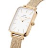 Dámské hodinky DANIEL WELLINGTON Quadro Pressed Evergold 20mm DW00100556 + BOX (zw520a)