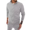 Pánská rozepínací mikina  BX5029 (Velikost XL, Barva Světle šedá)