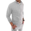 Pánská rozepínací mikina  BX5029 (Velikost XL, Barva Světle šedá)