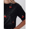 Dámské tričko s třešněmi FRUTTIKA  RY2892 (Velikost L/XL, Barva Bílá)