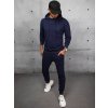 Pánská tepláková souprava   AX0672 (Velikost M, Barva Tmavě modrá)