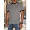 Tshirt Pánské tričko basic  RX5659 (Velikost M, Barva Světle šedá)