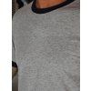 Tshirt Pánské tričko basic  RX5659 (Velikost M, Barva Světle šedá)