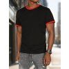 Tshirt Pánské tričko basic  RX5659 (Velikost M, Barva Světle šedá)