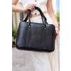 Dámská business taška z ekokůže - Peterson (Barva Černá)