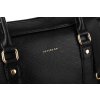 Dámská business taška z ekokůže - Peterson (Barva Černá)