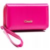 Klasická, horizontální dámská peněženka z ekologické kůže (Barva Růžová)