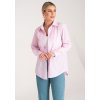 Pruhovaná košile s manžetami M1174 (Barva Růžová, Velikost S/M)