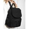 Dámský polyesterový batoh v módní černé barvě (Barva Černá)