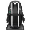 Prostorný cestovní batoh s prostorem pro notebook (Barva černá || zelená)