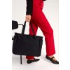 Dámský nylonový shopper (Barva Černá)