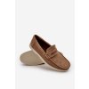 Mužské mokasíny z ekologického semiše  Rivanell (Velikost 40, Barva Béžová)