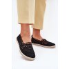Krajkové Espadrilky Dámské  Adelira (Velikost 36, Barva Černá)