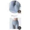Zimní zateplené pruhované legíny – vysoký pas, hřejivé (Barva (Varianta) Light gray step-on, Velikost L/XL)