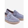 Pánské Mokasíny S Pletením  Fiamar (Velikost 40, Barva Modrá)