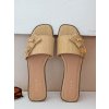 Dámské pantofle TEDDYLUXE  ZY0954 (Velikost 38, Barva Béžová)