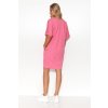kimono šaty M778 (Barva Růžová, Velikost S/M)