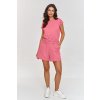 Tepláková souprava s kraťasy a halenkou M866 (Barva Růžová, Velikost S)