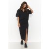 Dámská souprava s tužkovou sukní NU468 (Barva Černá, Velikost S)